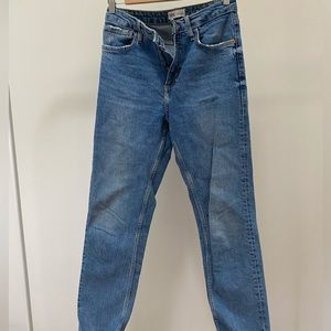 zara straight leg jeans